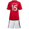 Officiële Voetbalshirt + Korte Broek Manchester United Sabitzer 15 Thuis 2023-24 - Kids